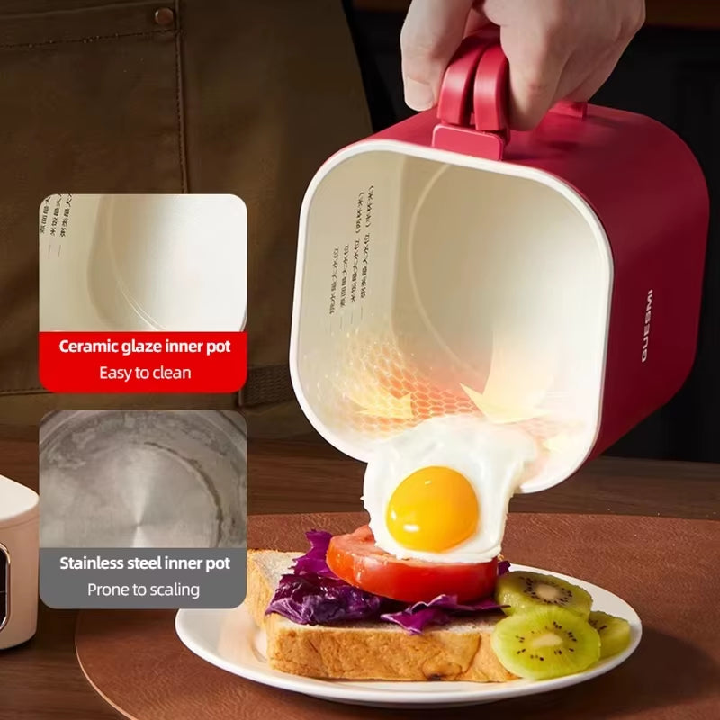 1500ML Foldable Electric Kettle Travel Heating Cup Split-Type Kettles Portable Cooking Pot Adjustable Temperature Kettle 220V