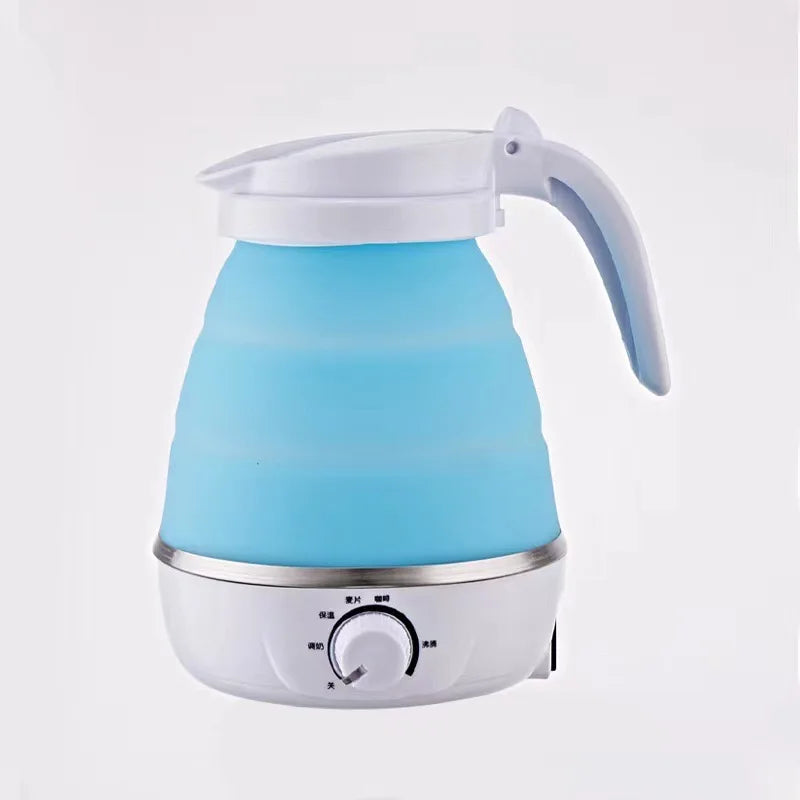 0.6L Foldable Electric Kettle | Portable & Food-Grade Silicone for Travel