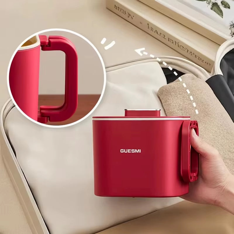 1500ML Foldable Electric Kettle Travel Heating Cup Split-Type Kettles Portable Cooking Pot Adjustable Temperature Kettle 220V